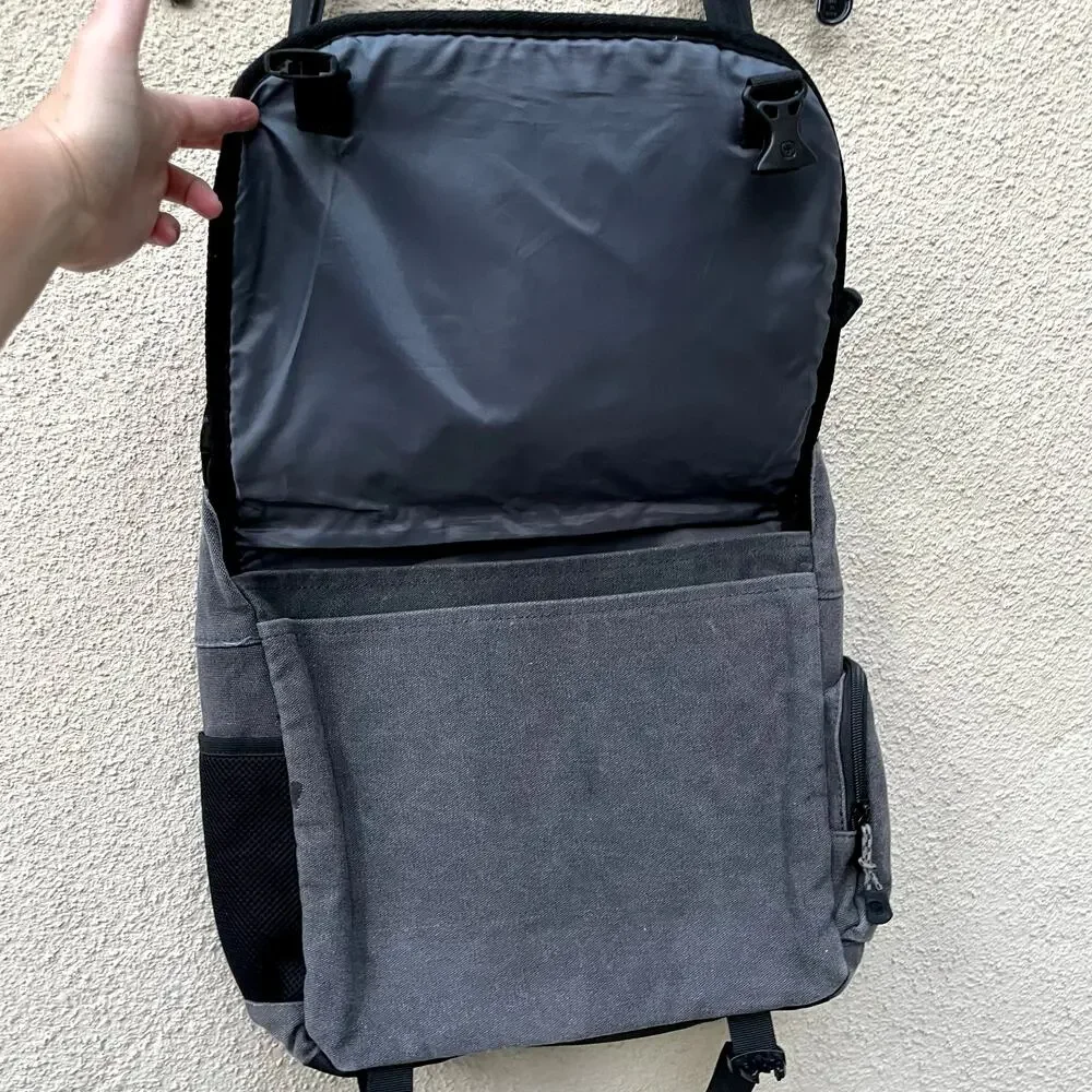 Swiss Gear The Zinc Grey Denim Messenger Bag